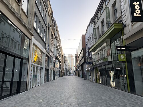 Rue Neuve à Bruxelles Rue Neuve à Bruxelles