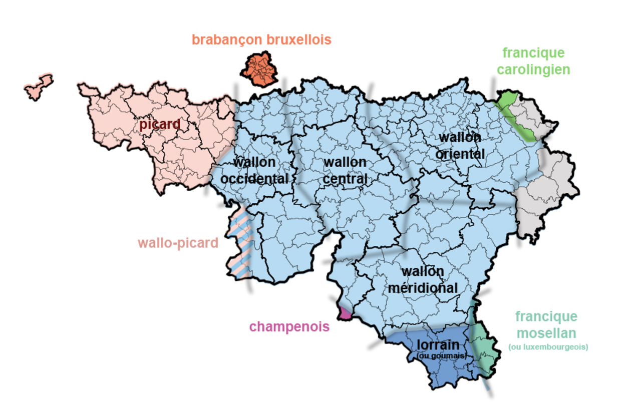 Les différentes langues en Wallonie Les différentes langues en Wallonie