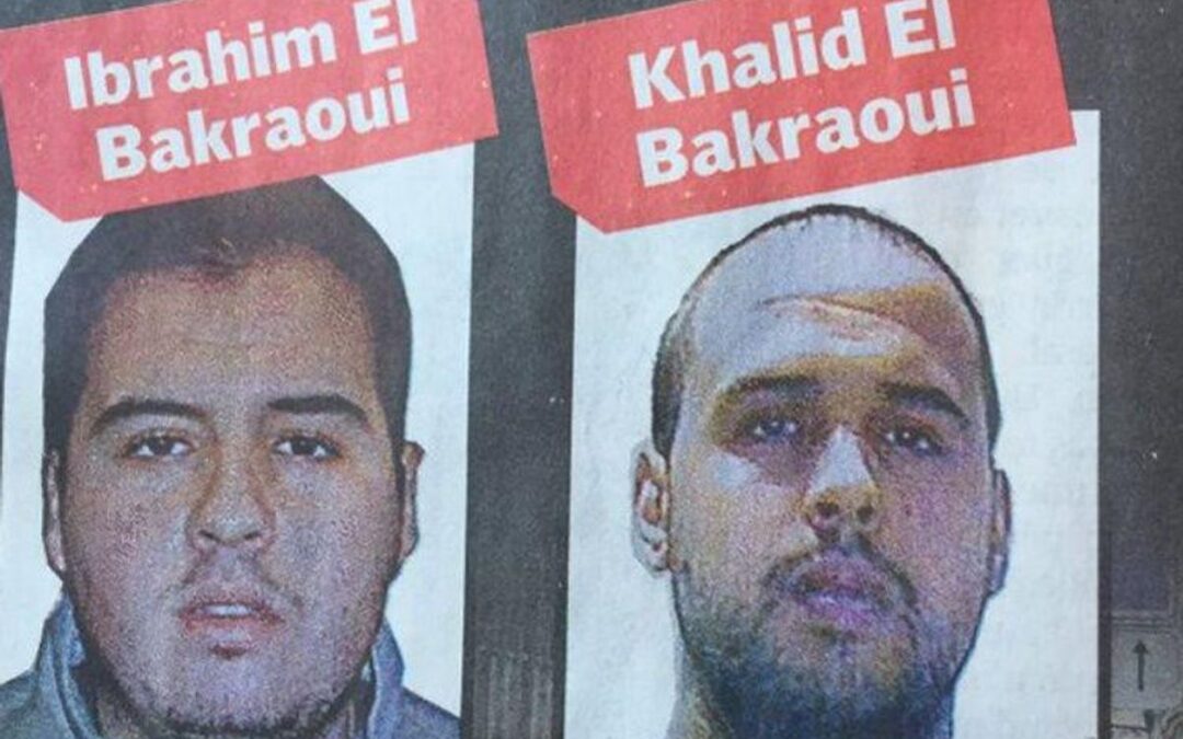 Les terroristes qui ont causés les attentats de Bruxelles le 22 Mars 2016.