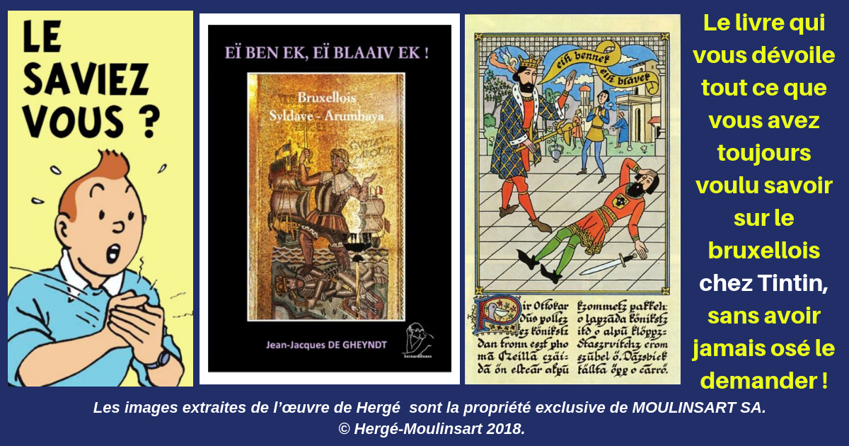 La langue Bruxelloise et Tintin La langue Bruxelloise et Tintin