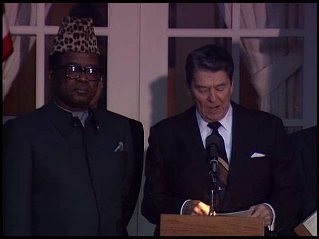 Mobutu et Ronald Reagan bref la relation entre les USA et le Zaïre Mobutu et Ronald Reagan bref la relation entre les USA et le Zaïre<br />