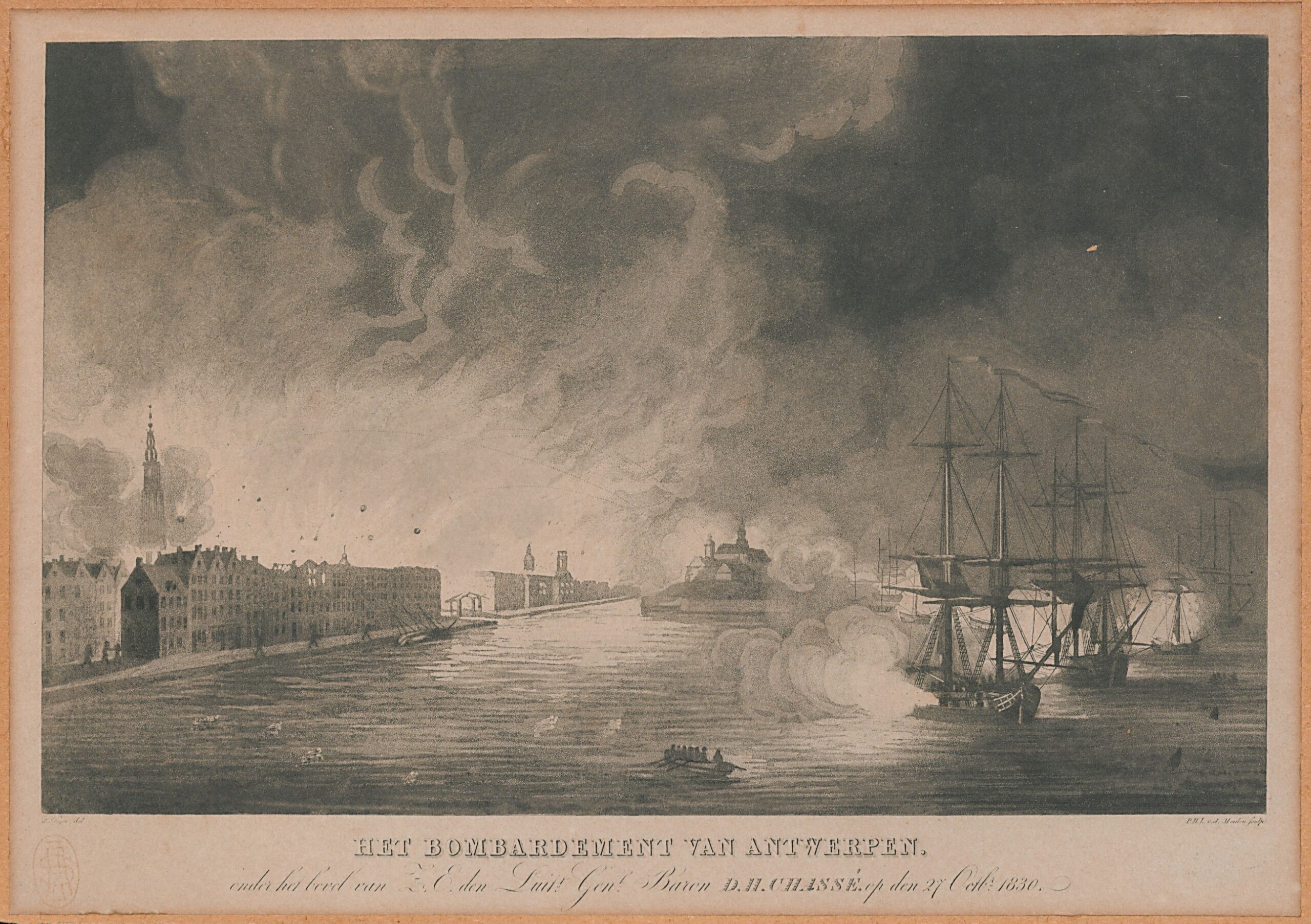 Les bombardements d'Anvers en 1830 Les bombardements d'Anvers en 1830