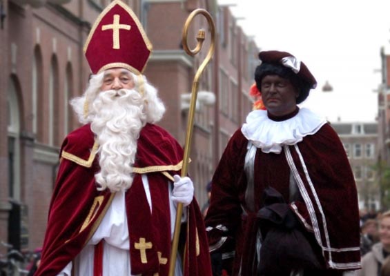 Saint-Nicolas et père Fouettard Saint-Nicolas et père Fouettard