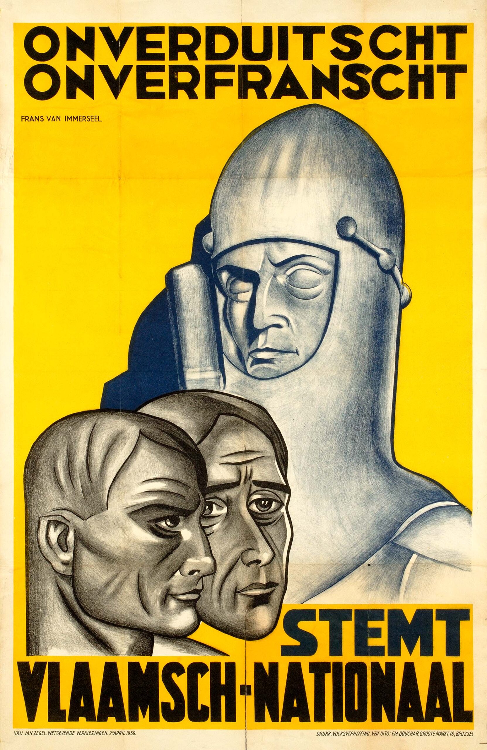 Affiche de propagande du VNV