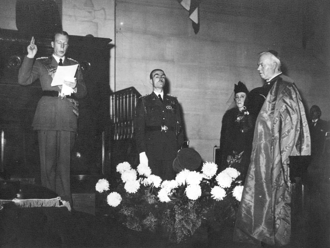 La Prestation de serment du régent Charles de Belgique