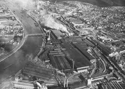 Les aciéries de Seraing