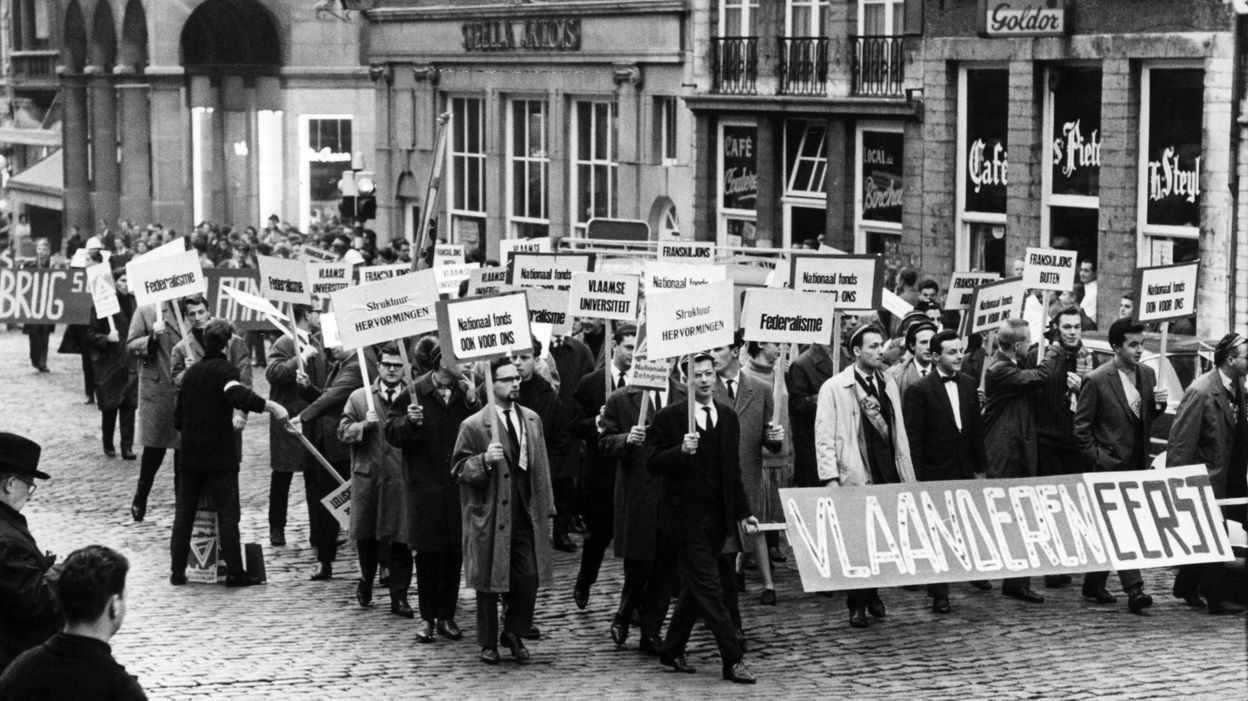 Manifestations durant l'Affaire de Louvain en 1968