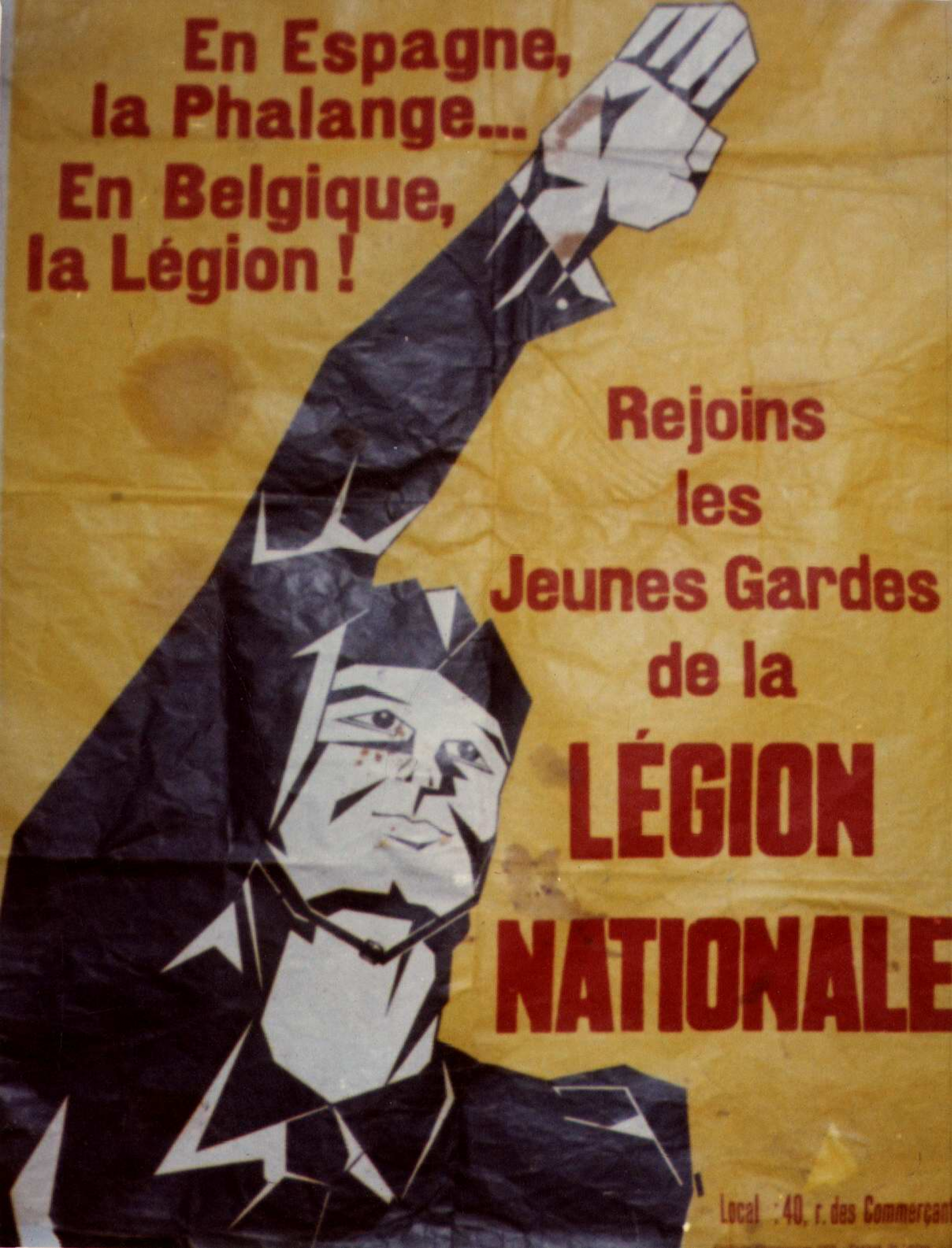 Affiche de propagande du groupe de résistance la Légion belge