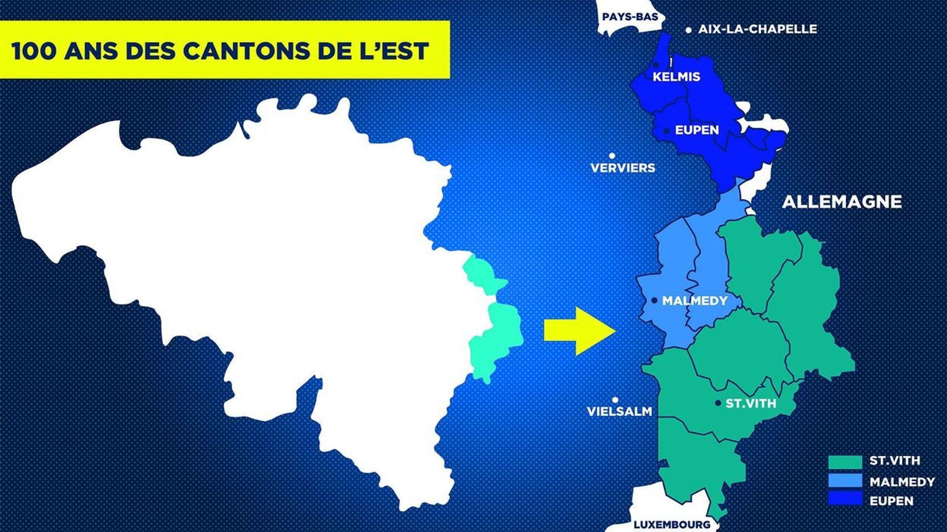Les cantons de l'Est
