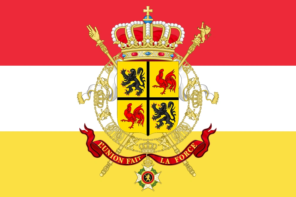 Drapeau du Royaume de Flandre-Wallonie