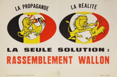Affiche de propagande wallonne