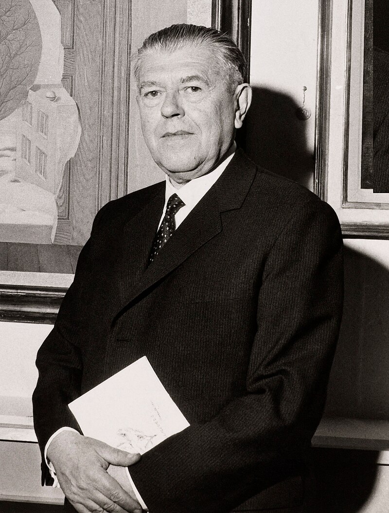 René Magritte en 1961