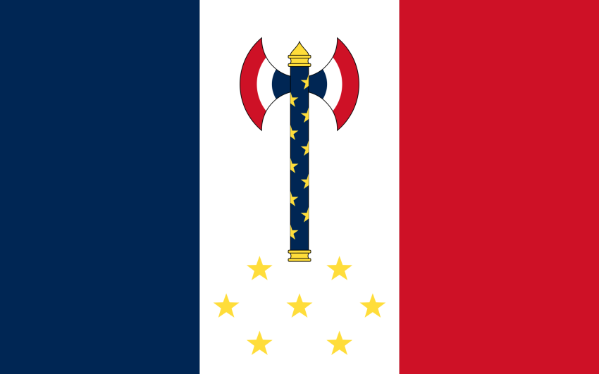 Le drapeau de l’État français 