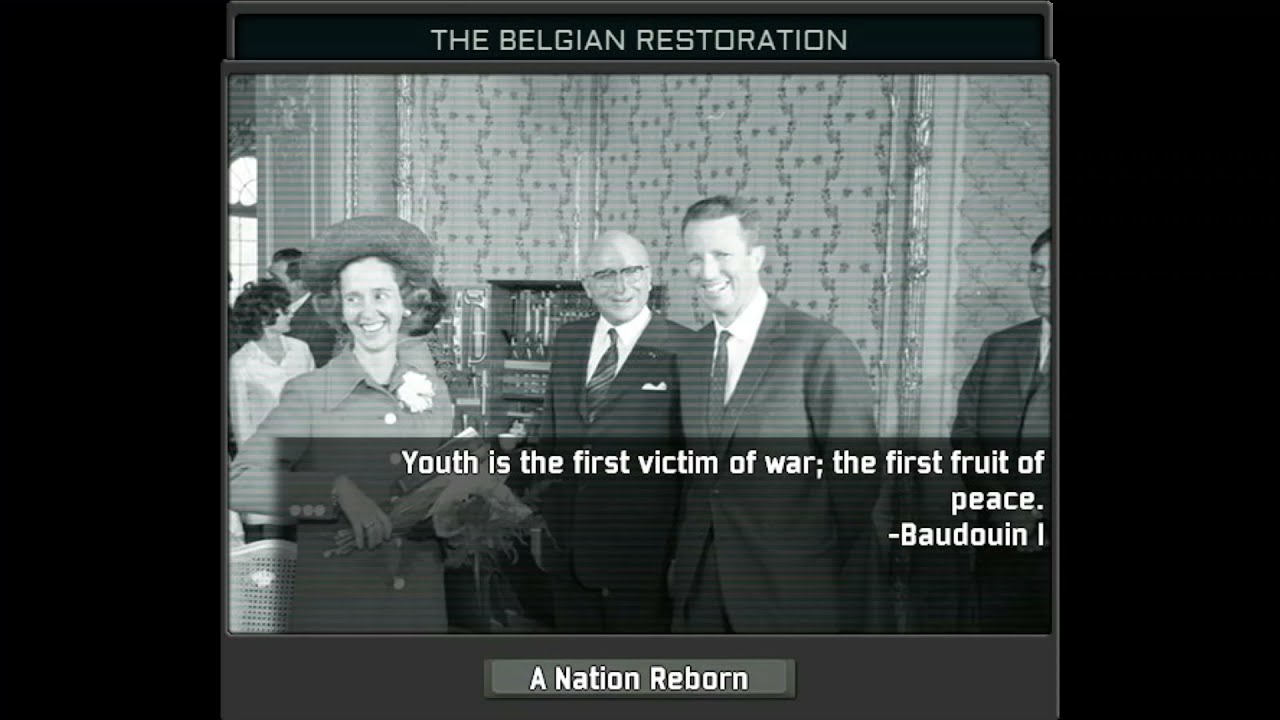 La restauration de la Belgique et de sa monarchie dans TNO